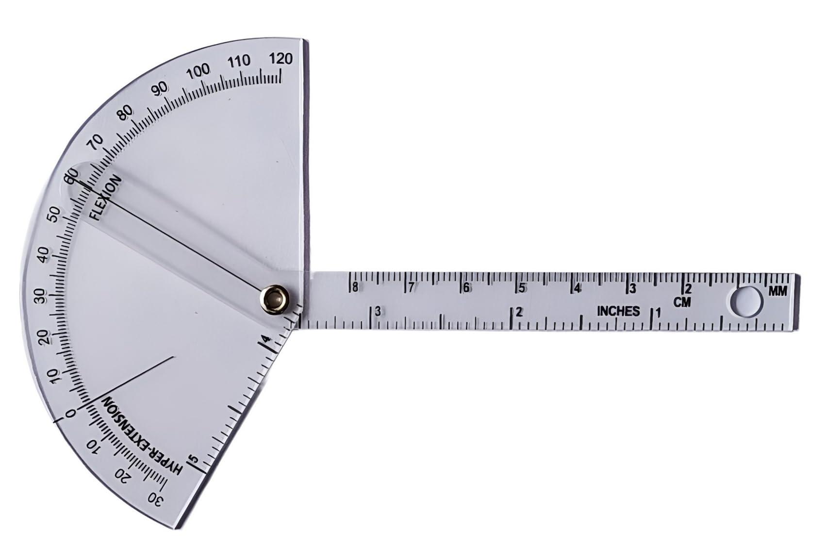 BRAVEZI Bravezi Glaxy Plastic Finger Goniometer 6 Inch (Pack of 1)