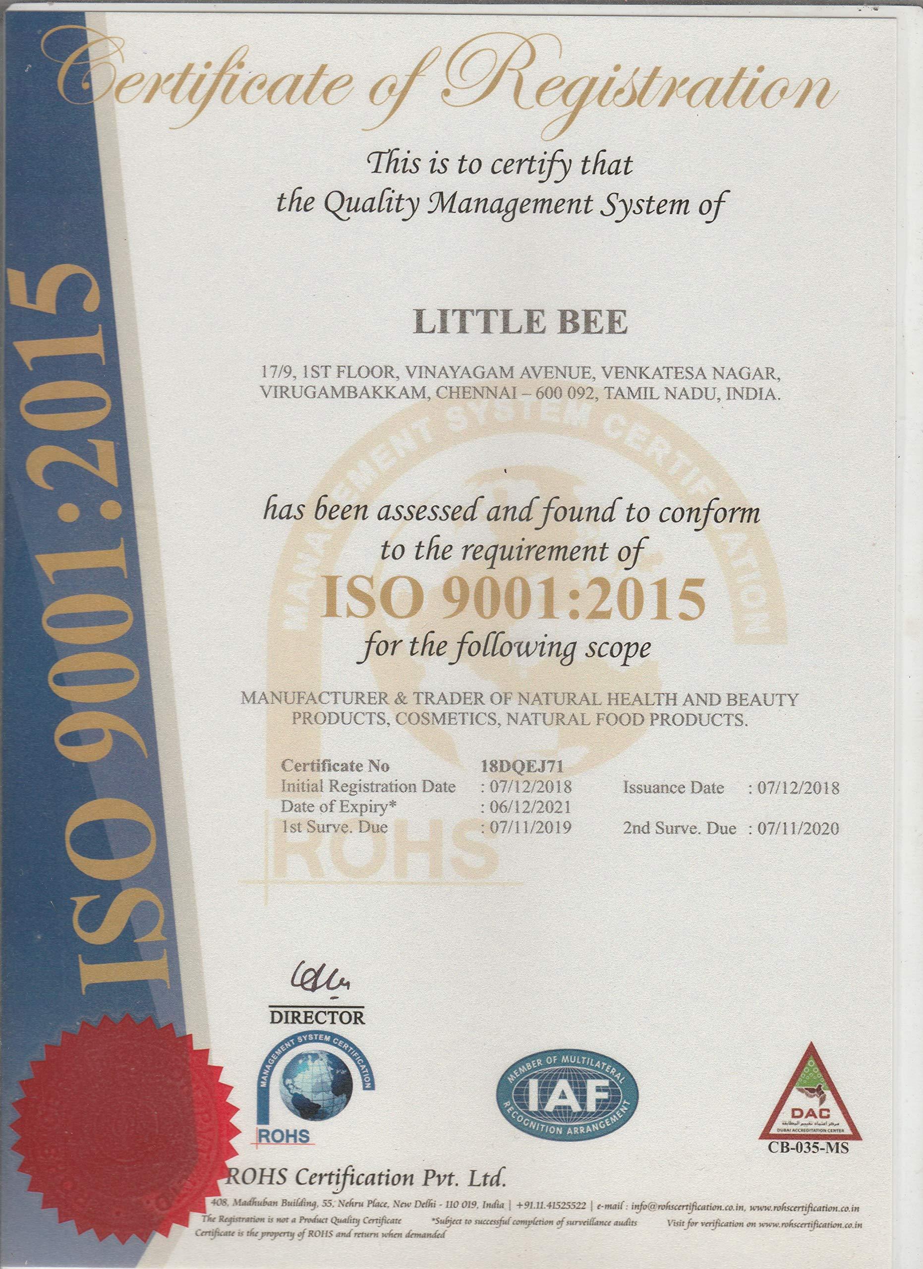 Little Bee Little Bee Pure Raw Honey With Pollen And Hive Impurities (Organic)Never Heated Nor Processed,Sathiamangalam Forests Origin ,1 Kg