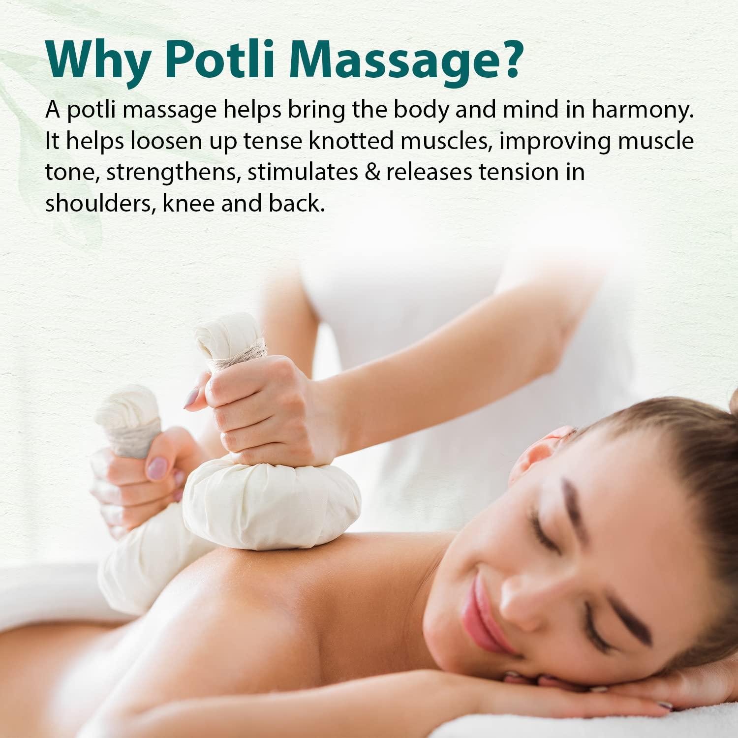 ACH...OO ACH...OO Pain Massage Potli - 100% Ayurvedic Herbal Healing Massage For Joint And Muscle Pain Relief|Loosen Up Tense Knotted Muscles,Release Stress And Muscle Tension- 100Gm