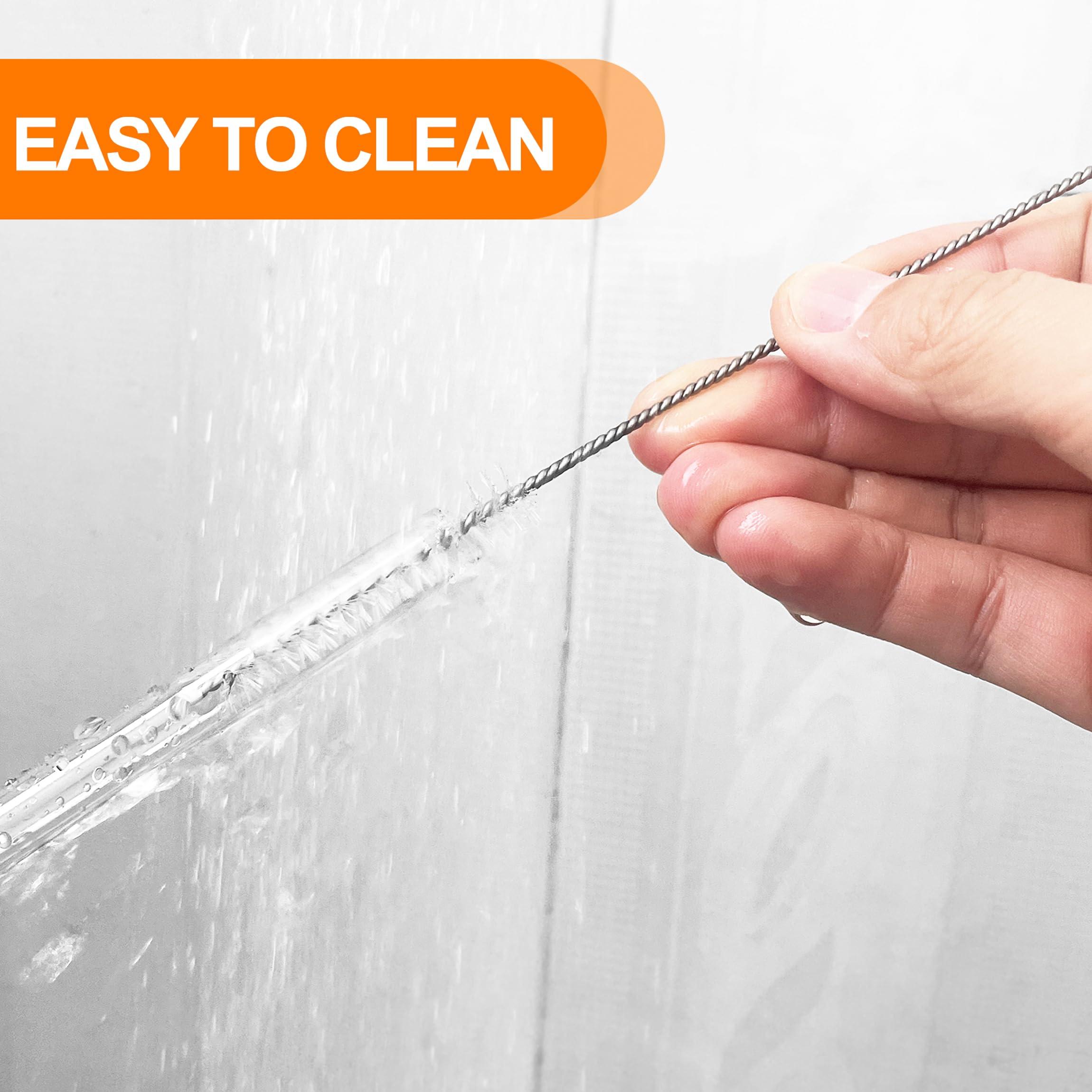 KEUYE KEUYE Straw Cleaner Brush Perfectly Fits for YETI, Straw Cleaner Brush for Tumbler Straws,Bendable and Flexible Straw Cleaner Compatible with Yeti,5PCS Straw Cleaner Brush Extra Long