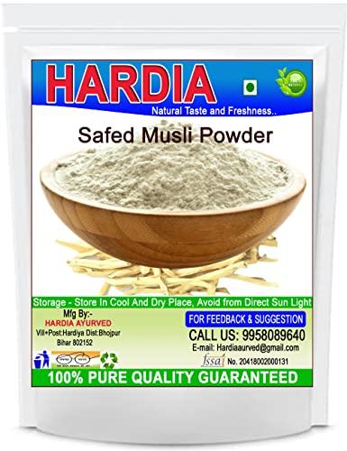 Hardia Hardia safed musli, shatavari, kaunch beej, ashwagandha, gokhru vidharikand, churna powder 300gm combo pack (50 gm each)