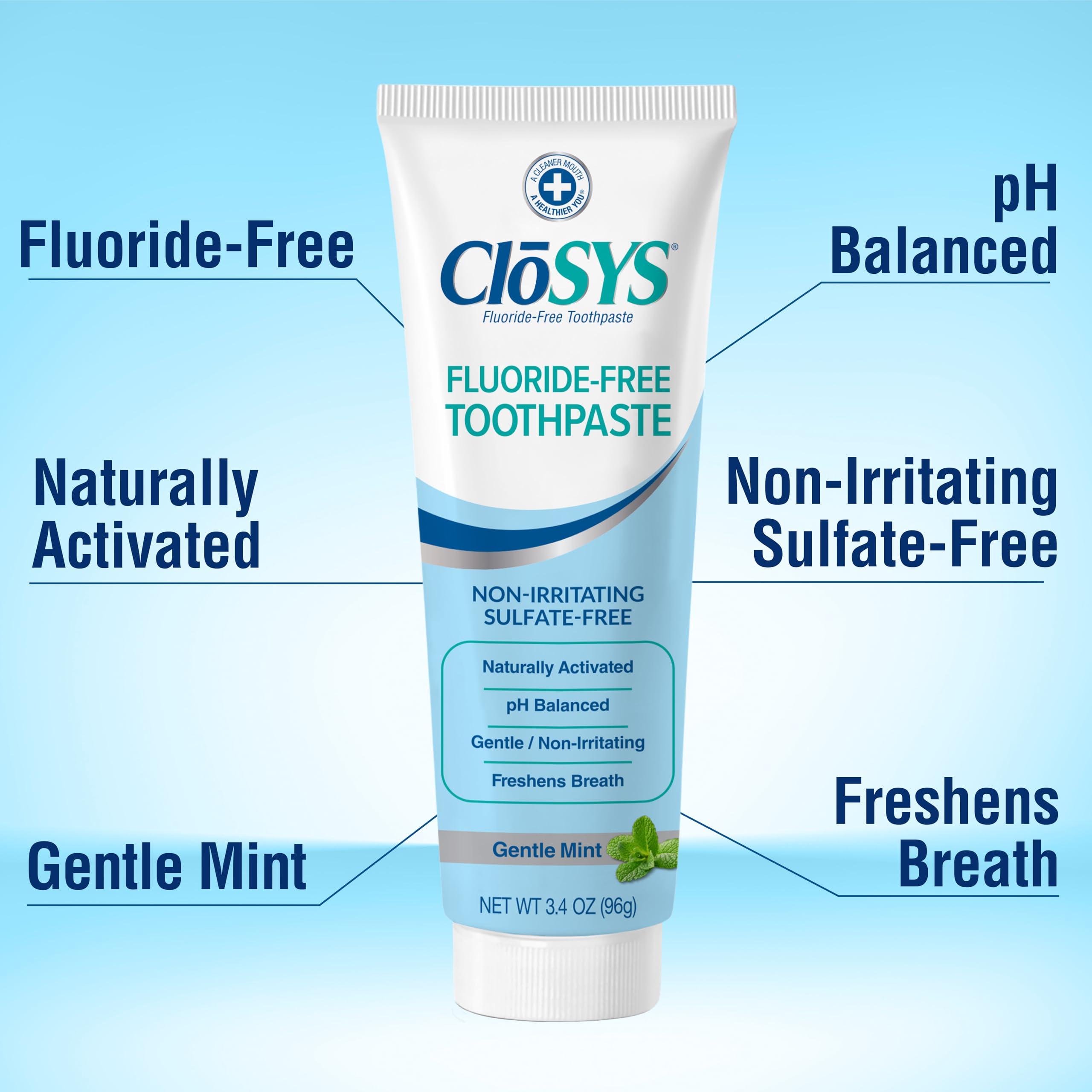 CloSYS CloSYS Fluoride Free Toothpaste, 3.4 Ounce
