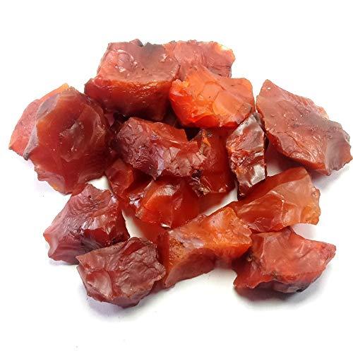 CA AGATE Natural Red carnelian Stone Raw 500 Gram for Reiki Healing and Crystal Healing Stones