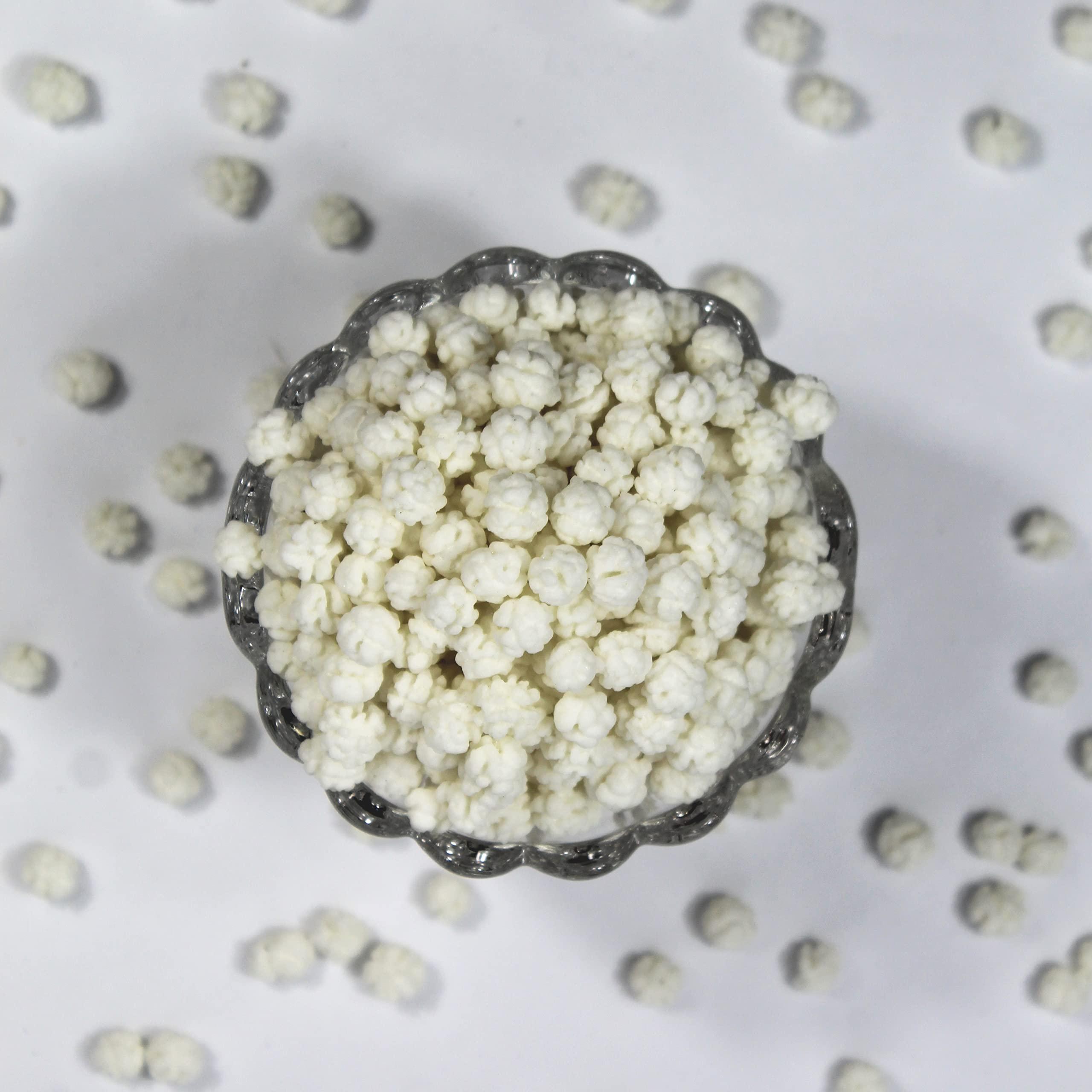 Swiss Naturals Swiss Naturals White Sugar Balls For Prasad | Sweet Makhana For Pooja | Sakariya Prashad, 900g