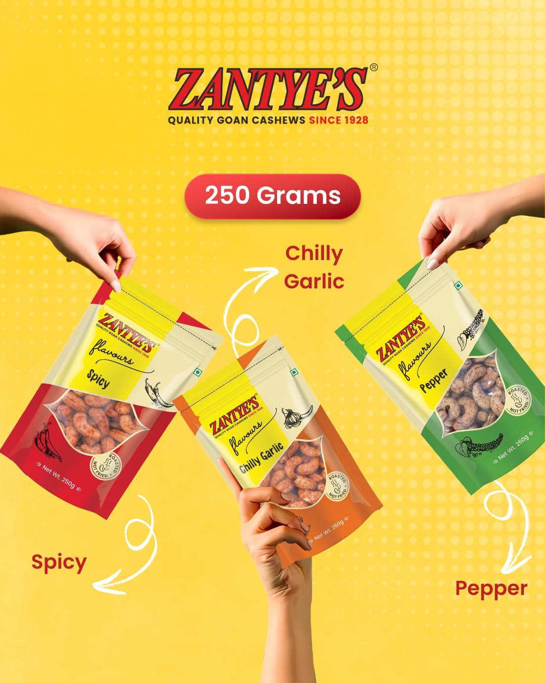 Zantye Zantye Pepper Cashew 250 Grams