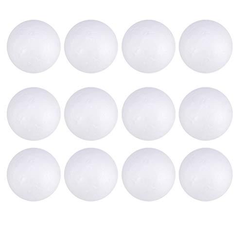 HEALLILY Funny DIY Easter Eggs Blank Bubble Round Balls Ornaments Painting Materials