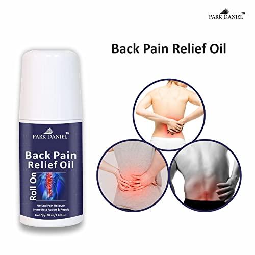 Park Daniel Park Daniel Roll On Back Pain Relief Oil|Back pain oil | Massage Oil | Relief from Back pain and sciatica with Natural Ingredients Pack of 2 of 50ML