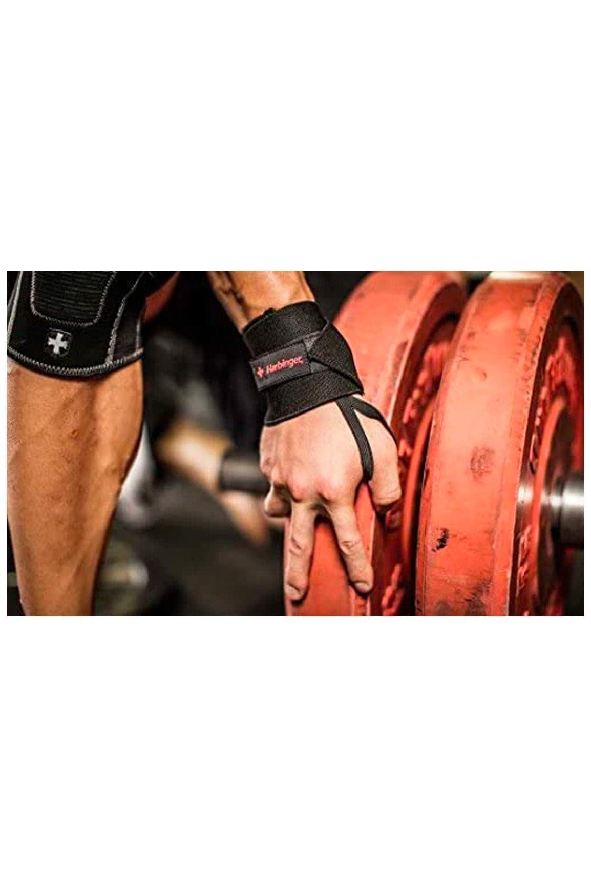 Harbinger Harbinger Pro 20-Inch WristWraps with Thumb Loop for Weightlifting (pair)