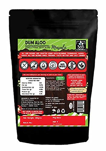 365 STORE TO DOOR 365 STORE TO DOOR Indian Spice – Dum Aloo Masala, 250 gm | Homemade Powdered | for Healthy Cooking | Ready to use | All Seasonings Spices | Pure & Hygiene | Spice Mix – Pack of 1