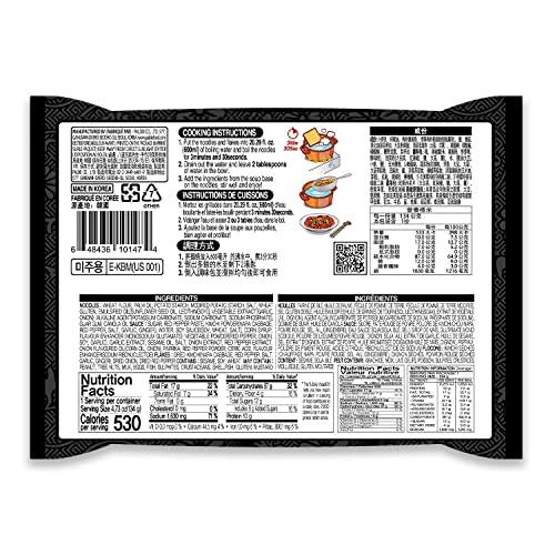 Paldo Paldo Fun & Yum Mr. Kimchi Noodles, Original Korean Ramyun, Stirfried Kimchi Ramen, 134 g (Pack of 8)