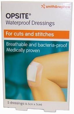 Smith and Nephew Opsite Post-Op Waterproof Dressing, Size - 6.5cm x 5cm - 15/PCS