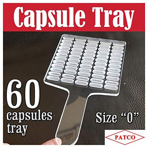 Patco PATCO - Manual Capsule Counter Count Board/Tray For Size 0 (60 Holes Capsule Counter)