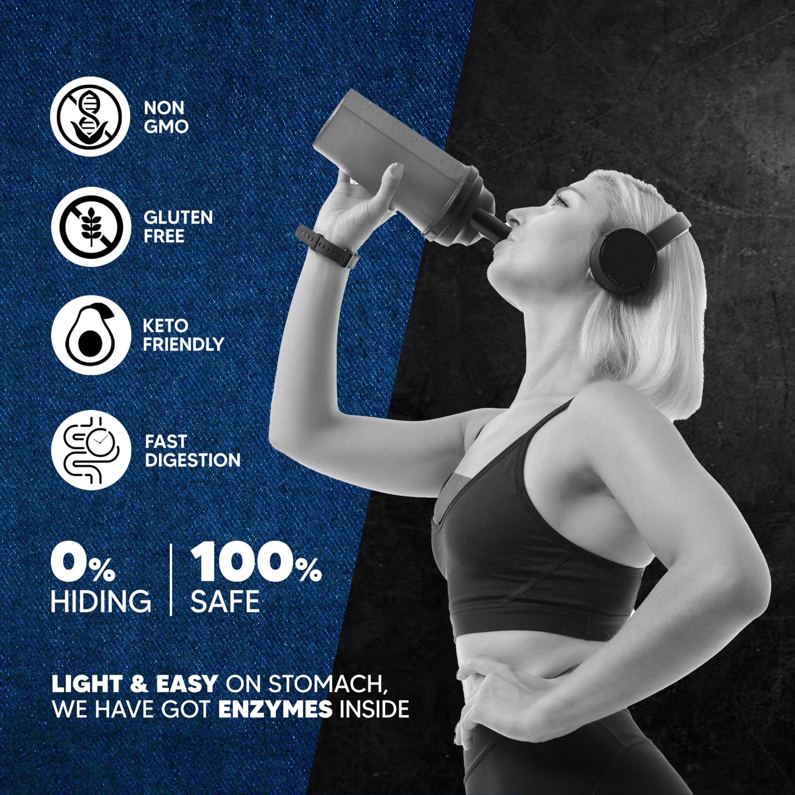 Asitis Nutrition AS-IT-IS ATOM Raw Whey Protein 1kg with Enzymes | 28.5g Protein | USA Labdoor certified | 6.4g BCAA