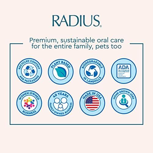 RADIUS RADIUS Vegan Floss Sachets with Natural Xylitol, Cranberry, 20 Count