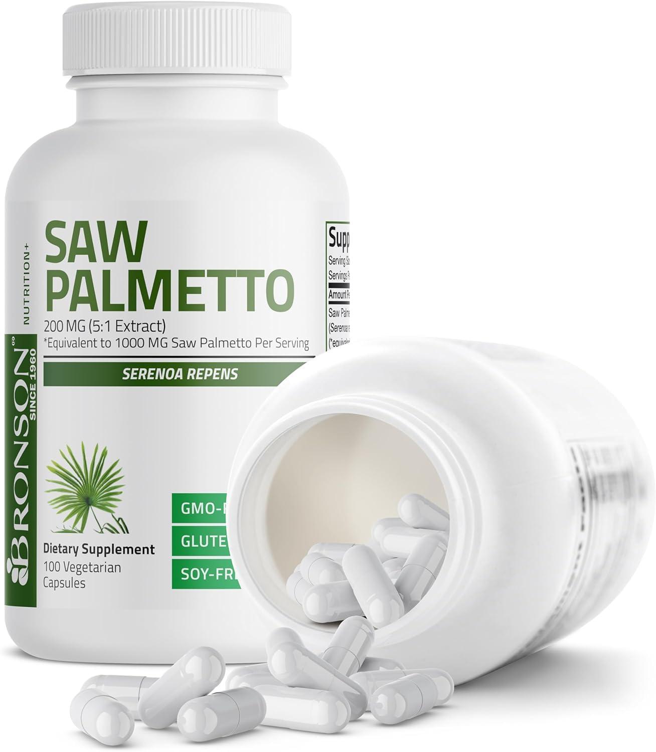 ATHINIKA NUTRITION Saw Palmetto 1000 MG per Serving Extra Strength Supports Healthy Prostate Function & Urinary Health Support - Non GMO, 100 Vegetarian Capsules