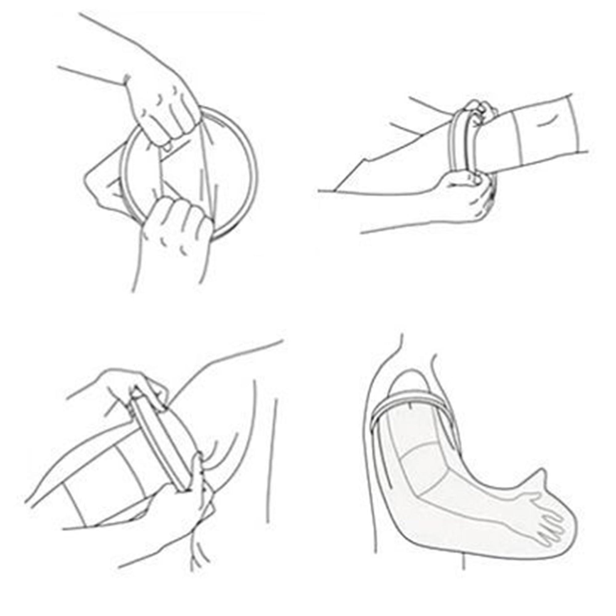 WNHTFAC Waterproof Cast Covers for Shower Hand Adult, Cast Protector for Broken Wrist, Reusable Adult Half Arm Cast Sleeve Bag Hand Cast Cover for Swimming Bathing Arm Hand Wrist Finger, Keep Wounds Dry