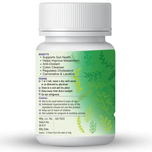 XOVAK PHARMA Xovak Pharma | Ayurveda Triphala Capsules For Good Digestion, Support Constipation, Liver Tonic, Stimulate Appetite, Body Detox, Improve Metabolism, Colon Cleanser (60 Capsules) (Pack of 2)