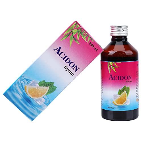 Generic ACIDON SYRUP Ayurvedic Digestive Care for Digestion an Ayurvedic Medicine for Hyper Acidity Tonic Relief from Digestive Problems like Bloating Acidity Constipation and Gas Pack of 2 (200 ml)