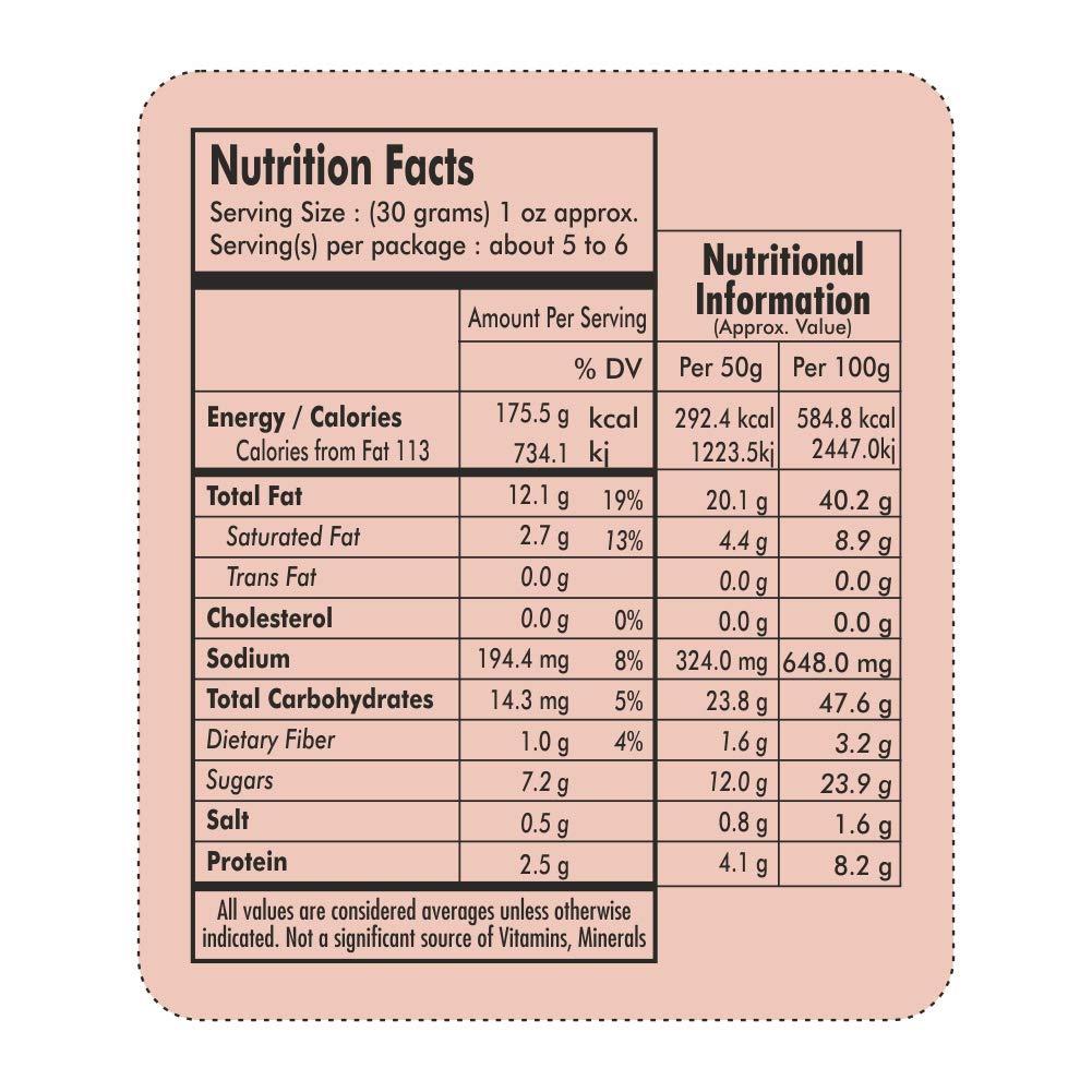 Jabsons Jabsons Namkeen Falahari Mixture 140g (Pack of 6) |Vrat Special |Ready to Eat Snacks|Vrat Food, 100% Natural Ingredients, No Preservatives, No Artificial Colors & Flavors