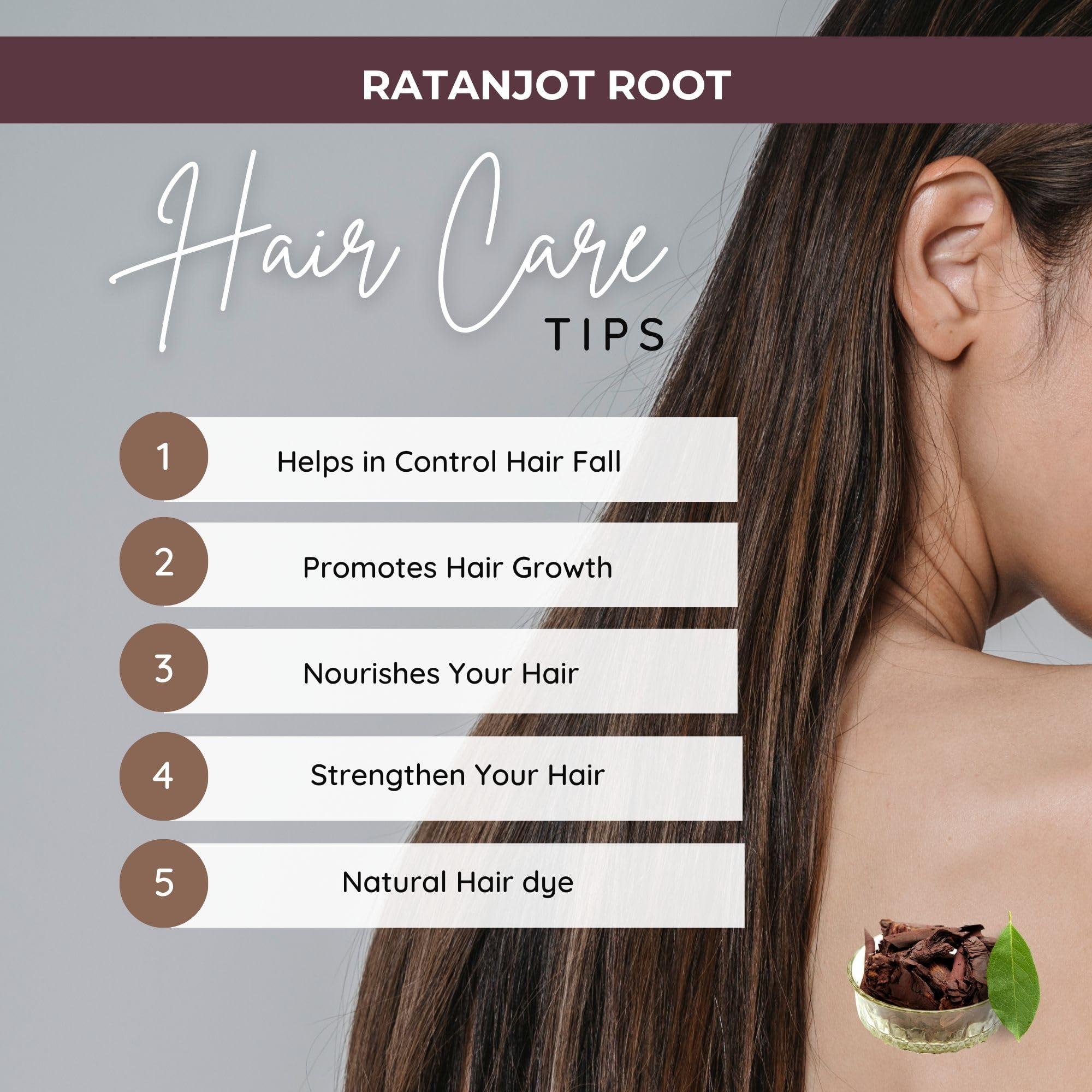 BrijBooti BrijBooti Birju Mahavir Ratanjot - Alkanna Tinctoria -Alkanet Root 400 Gr