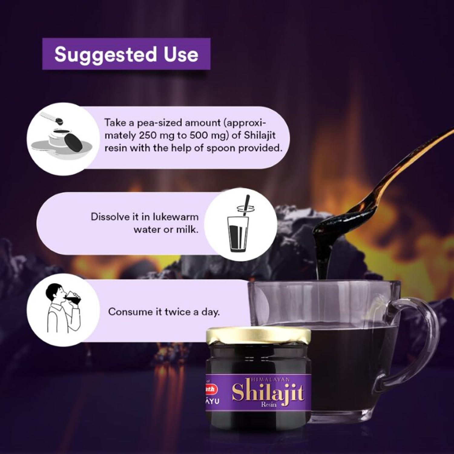 Baidyanath Asli Ayurved Baidyanath Asli Ayurved Himalayan Shilajit/Shilajeet Resin 20Gm - 100% Ayurvedic | Performance Booster For Endurance And Stamina