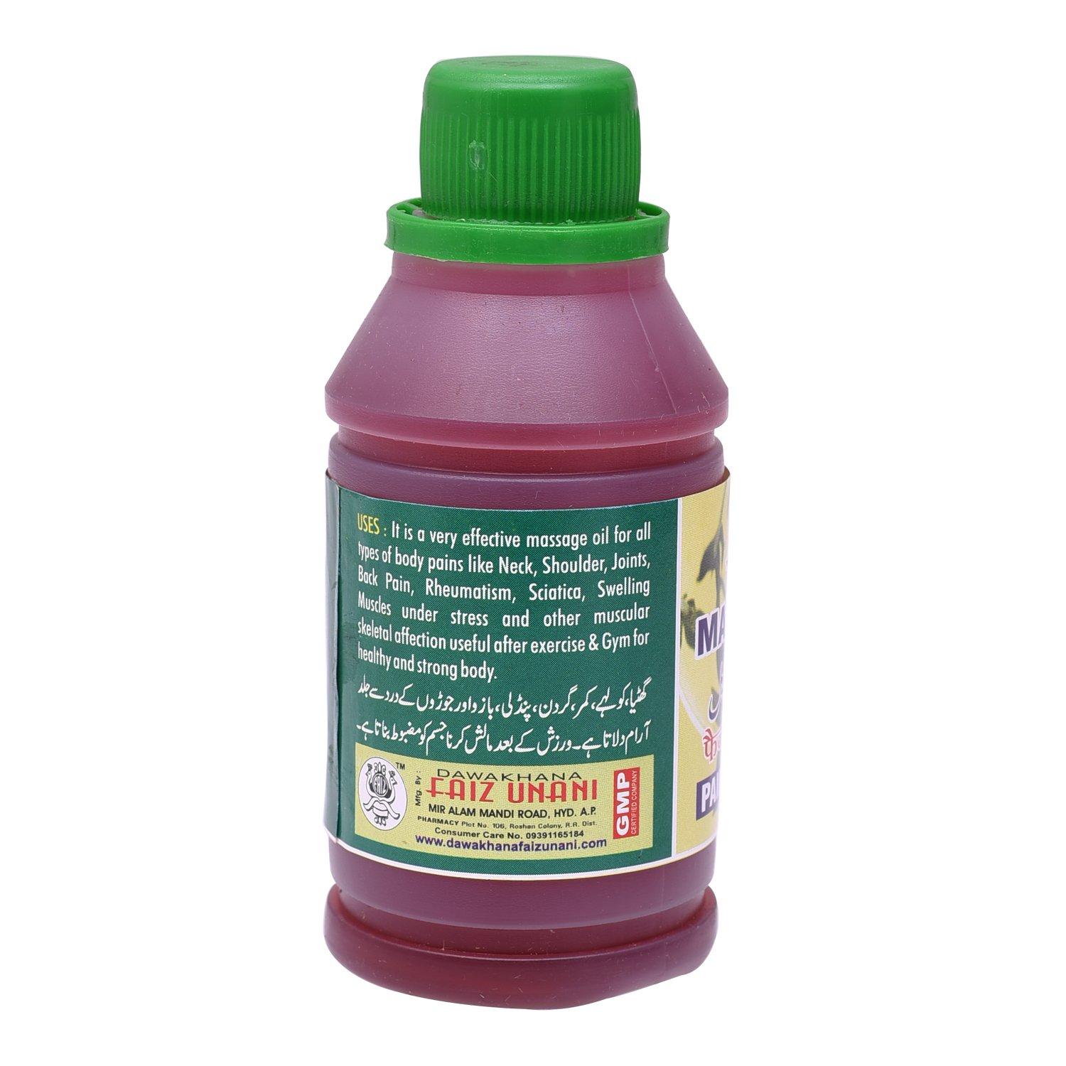 Faiz Faiz Pain Reliver Massage Oil For All Types of Body Pains/ Quick Action Pain Reliever Massage Oil Helpful In Relieving Pain & Inflammation In Joints, Back Ache, Arm, and Leg Pain Used For All Types of Body Pains