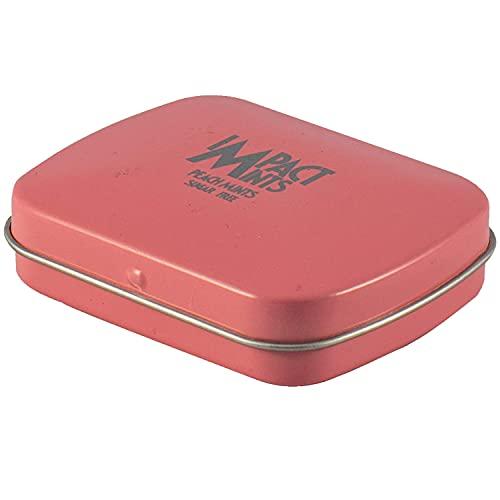 Impact Products Impact Mints Sugar-free Mints Peach Flavor (Pack of 3) 14g each, for everlasting & pleasant breath, product of Germany, pocket-friendly Mints in classic Tin packaging