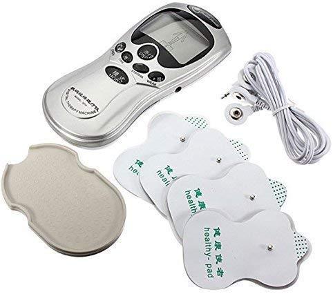 Holy Delight Holy Delight 8 in 1 Digital Therapy Machine Full Body Massager Acupuncture Machine Electric Therapy Pulse Muscle Relax Massager, 4 Pads