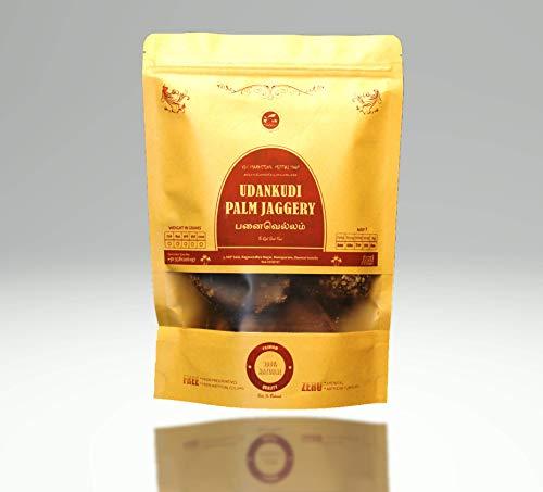 Udankudi Udankudi Natural Palmyra Jaggery 250gm & Palmyra Sugar 250gm | Combo - | Karupatti | Panakarkandu - Palm Jaggery | Palm Candy