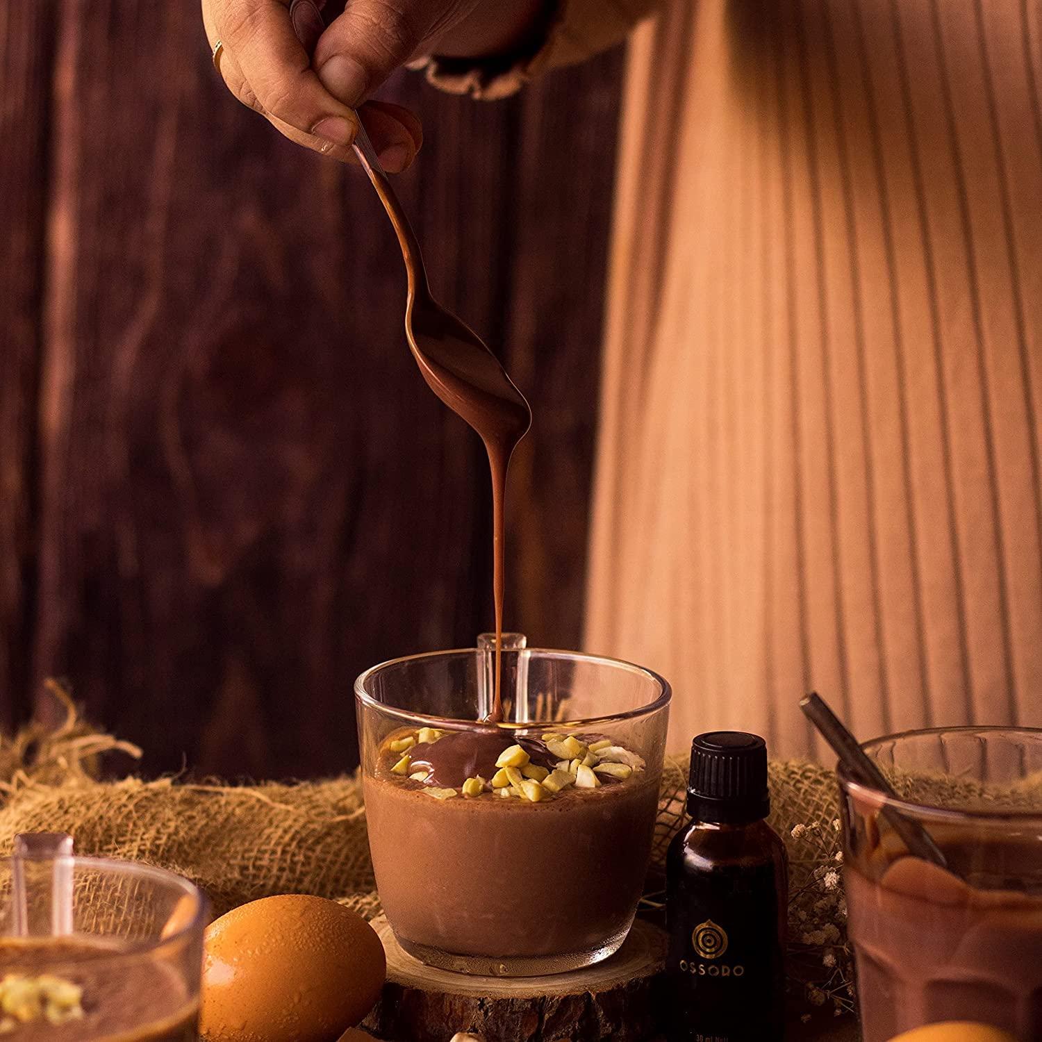 Ossoro Ossoro French Vanilla, Belgian Chocolate And Butterscotch Flavour Combo (Pack Of 3) 30Ml Each/ Glass Bottle, No Preservatives