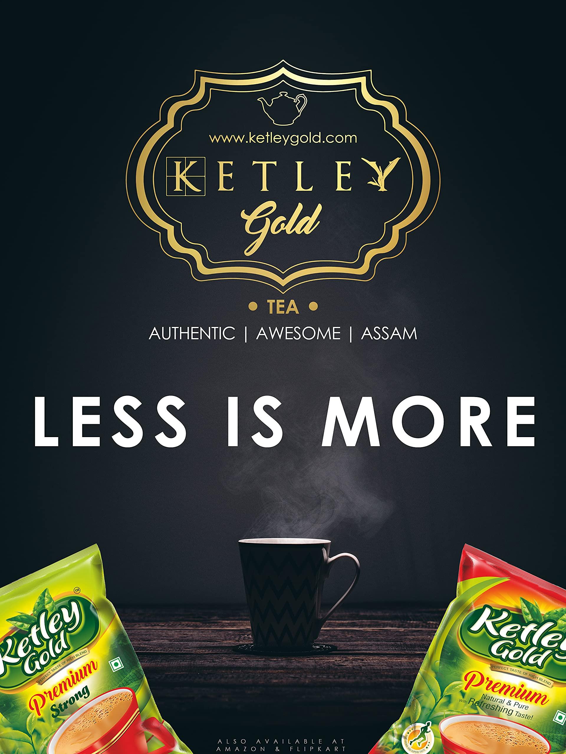 Ketley Gold Ketley Gold Premium Strong Assam Tea 5kg | Assam Tea Granules | 250g x 20