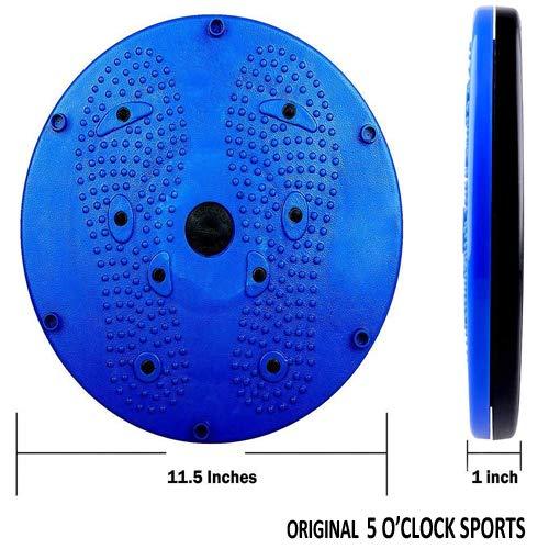 5 O'Clock Sports 5 O'CLOCK SPORTS Combo of 3 Single Spring Tummy Trimmer with Tummy Twister and Ab Roller for Men and Women (Multicolor)