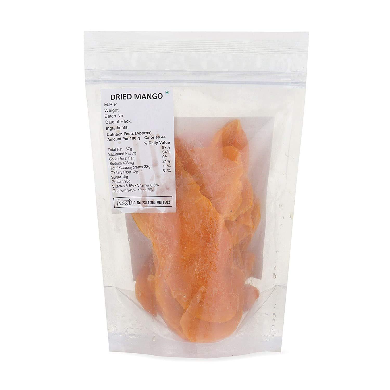 Ashoka Dry Fruit Mart Ashoka Dry Fruit Mart Dried Mango Sour Mango Papad Slice Bar Mango Papad Sour Mitha Dried Mango Slices (250GM)