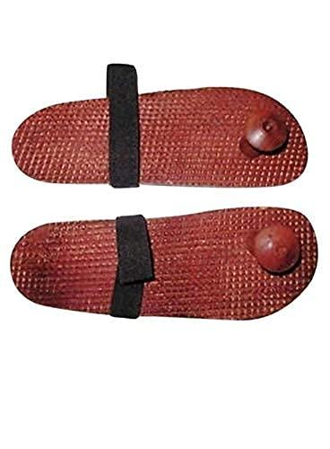 Kingsman store Contact No. 9690120766 Kingsman store Wooden Acupressure Sleepar Slippers Foot Feet Massager Slippers chappal Foot/Feet Massagers Slepers Brown