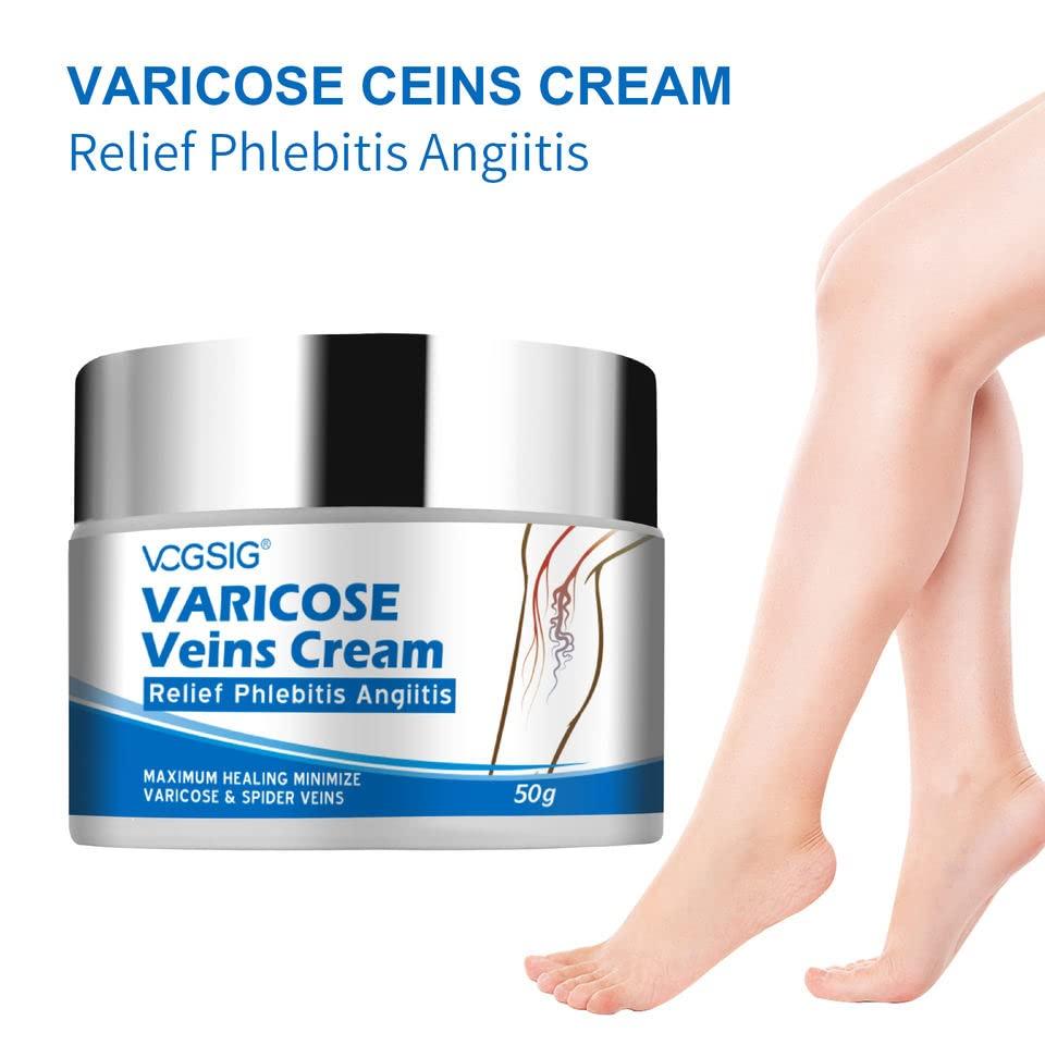 BOXANIA Boxania® Varicose Veins Cream, Soothing Leg with Natural Ingredients, Improves Blood Circulation of Spider Veins, Improve Pain of Legs - 50g