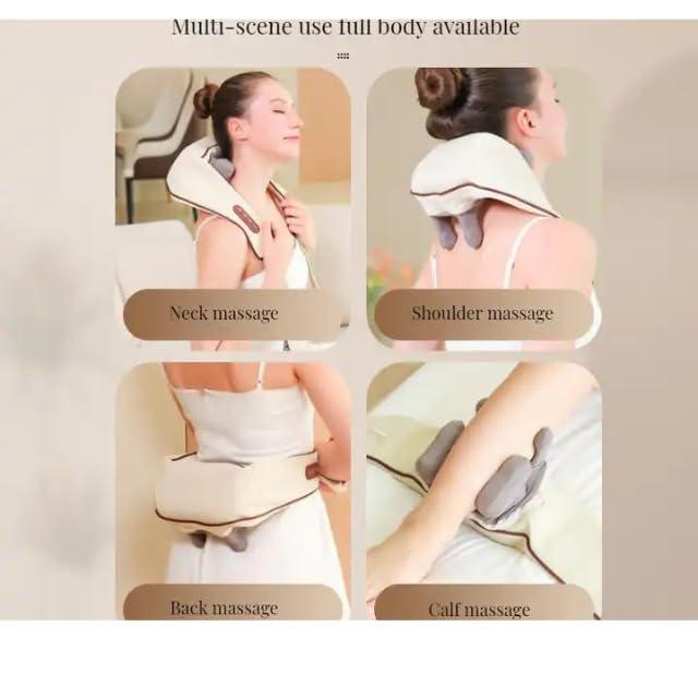 ASTIKAYA ASTIKAYA Neck and Shoulder Massager with Heat, Neck Massager, Shiatsu Neck and Back Massager with Heat Electric Shoulder Massagers, Deep 6D Kneading Massager Machine
