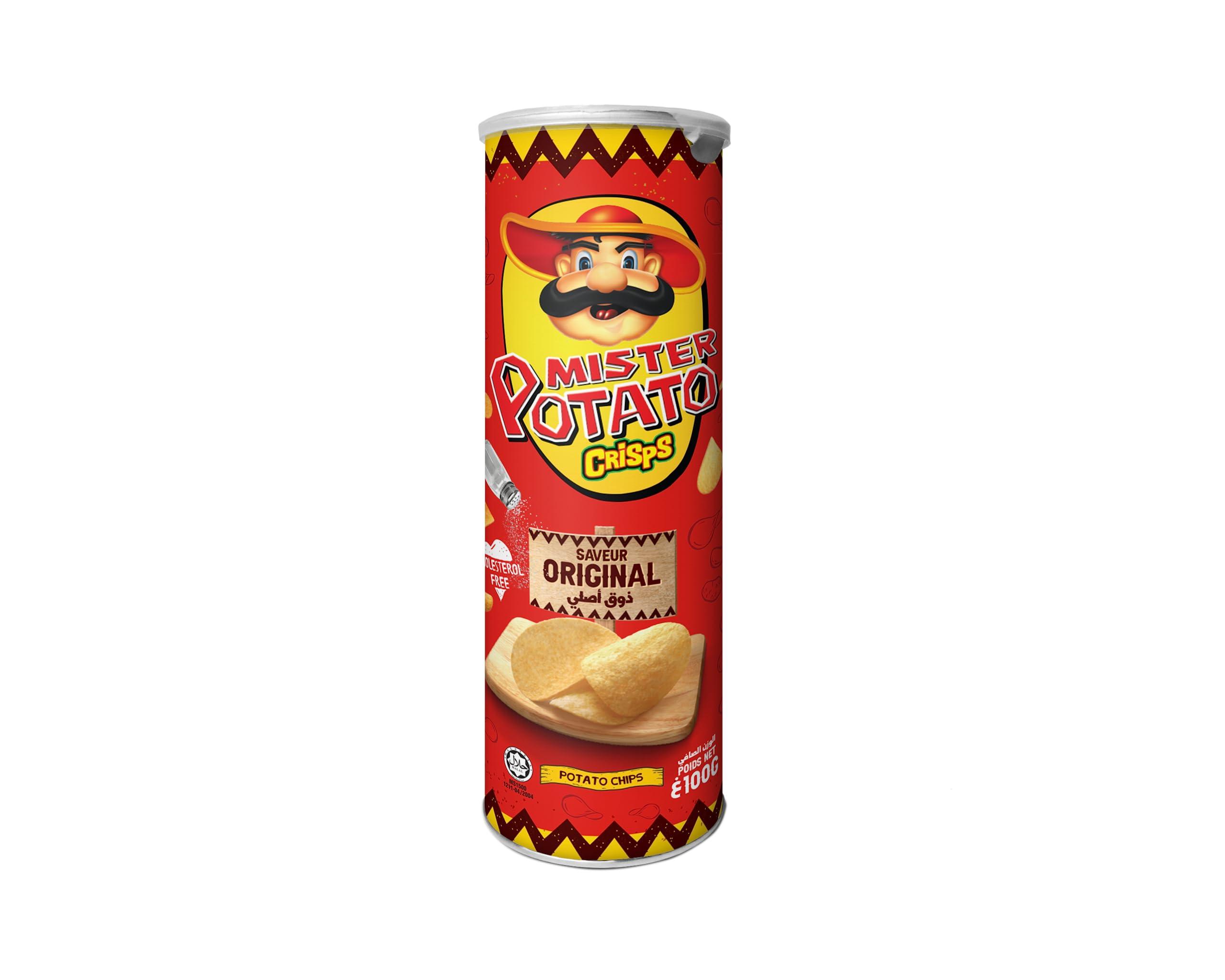 Mister Potato Mister Potato Original Flavour Potato Crisps, 3.53 oz / 100 g