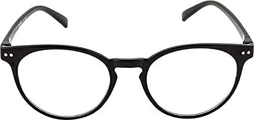Cloud Eyewear Cloud Eyewear Progressive Reading Glasses For Men And Women Black Color Round Progressive Glasses For Men and Women large frame (Distance Plano/Reading +2.75)