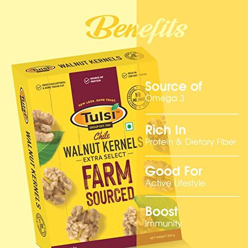 Tulsi Tulsi Walnut Kernels Extra Select 200g (Pack of 5) 1000g