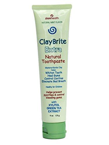 Zion Health Zion Health Claybrite Extra Strength Toothpaste, 3.2 Ounce