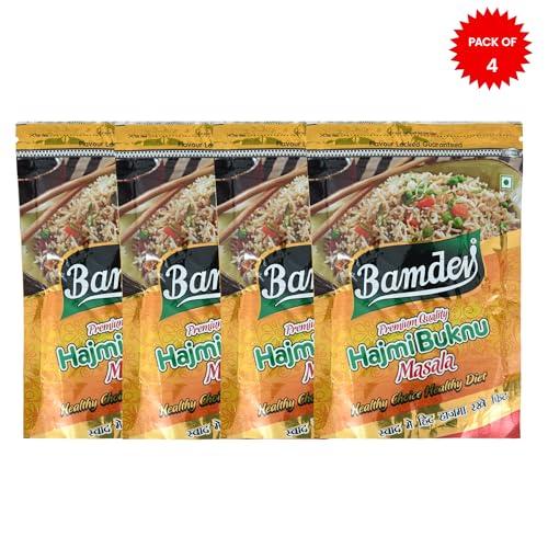 Bamdev & company Bamdev Buknu Masala Powder | Hazmi Masala | Bhuknu Masala Powder | Kanpur Speciality | buknu powder kanpur, used as a seasoning, aids disgestion (100 Grm)(Pack 4)