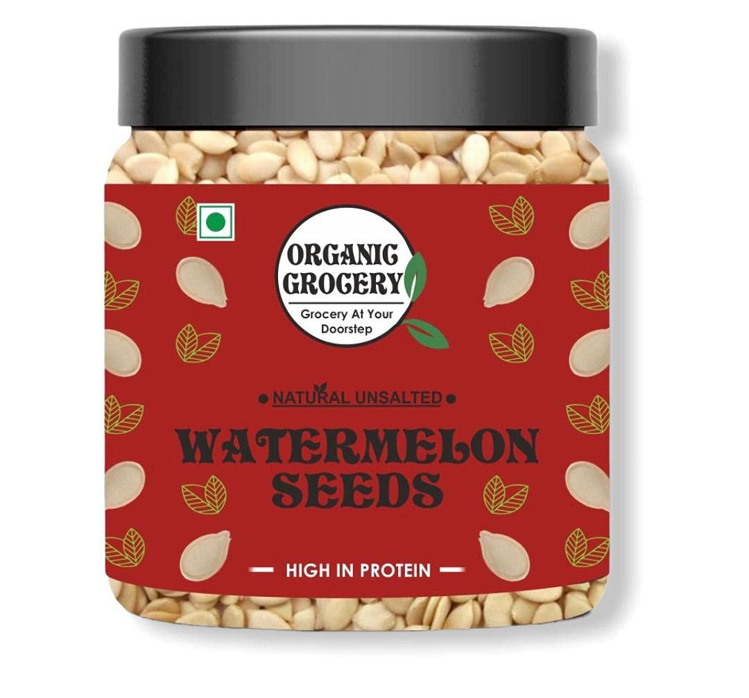 Organic Grocery Organic Grocery Raw Seeds Mix for Eating - 1kg -Chia, Sunflower, Pumpkin & Watermelon (250g*4 Pack) (Super Saver Combo) (Jar Pack) Fresh and Healthy For Raksha Bandhan Festival Celebration | Raksha Bandhan Gift Pack For Family, Friends, Corporate Off