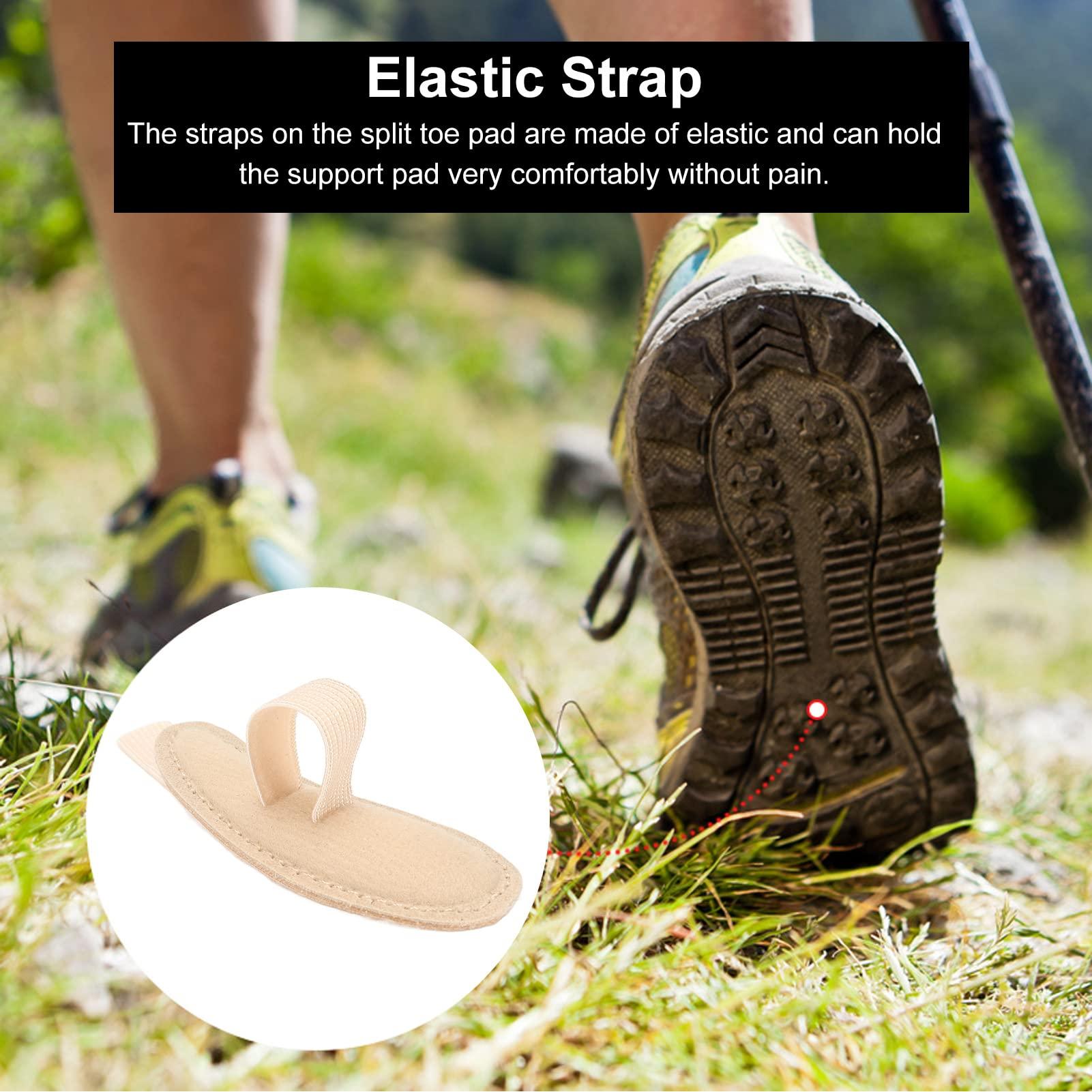 DNEI Toe Cushion, Perfect Fit Toe Buttress Pad Simple Wearing Good Correction for Sleeping (Right)