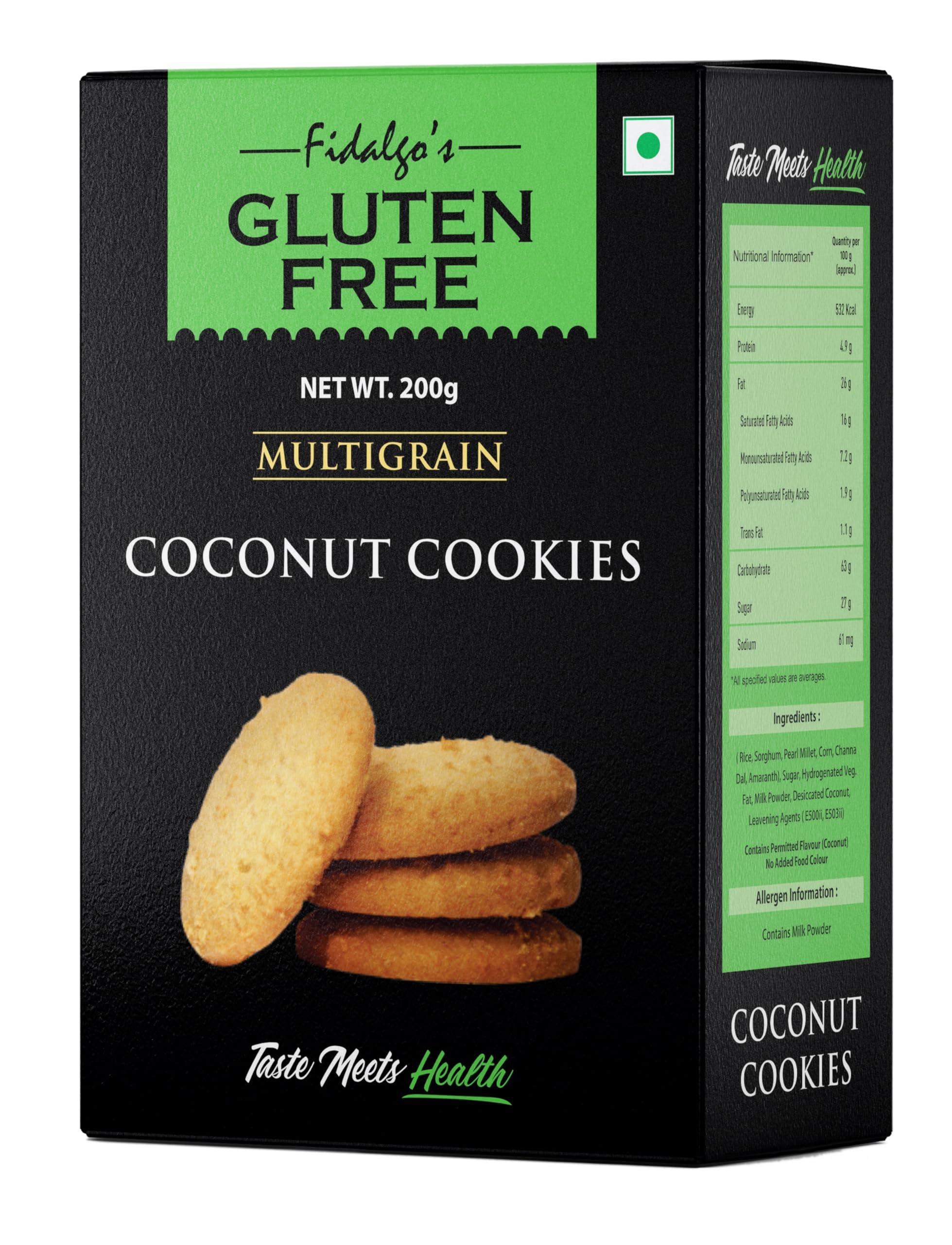 Fidalgo Fidalgo's Gluten Free Multigrain Coconut Cookies 200g