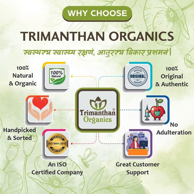 TRIMANTHAN ORGANICS TRIMANTHAN ORGANICS Pure Arjun Ki Chaal Powder (250 GM) - Triple-Filtered Terminalia Arjuna Bark for Cardiovascular Support & Cholesterol Management (Pack Of 1)