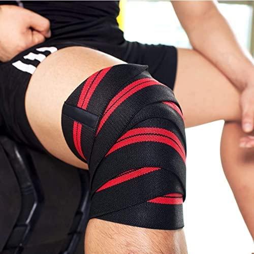 JVN JVN Knee Wraps (Pair) for Cross Training Gym Workout Weightlifting, Knee Straps for Squats - for Men & Women