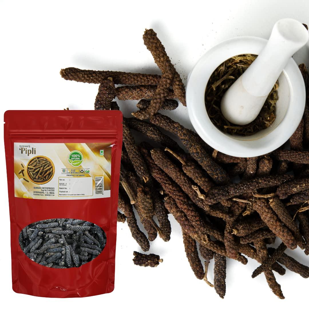 Sunnah Enterprises Pipli (Long Pepper) pippali badi - 500g