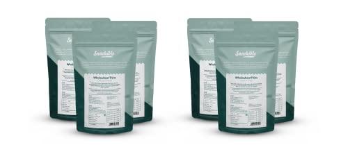 Snackible Snackible Wholewheat Thins - Assorted Combo (Pack of 3 Each) - 6x80gm | Cheddar Cheese, Cream & Onion | Baked | High in Fibre & Omega 3 Fatty Acids