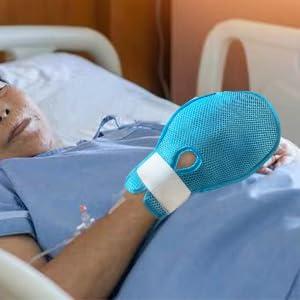 P S ASSOCIATES Dementia Restraint Gloves - Control Mitts Safety Hand Glove, Restraint Mitts, Dementia Products for elderly