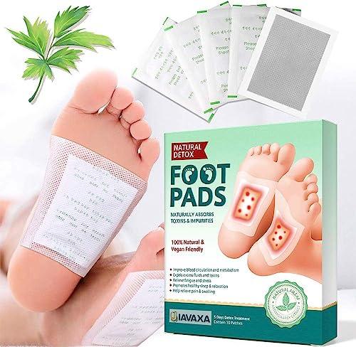 JIAVAXA Detox Foot Patches, Pain Free Foot Pads for Stress Relief Sleep, Remove Toxins Cleansing Detox Foot Patches Kit for Release Body,Natural ingredients Ginger Adhesive Foot And Body (PADS DETOX PAD K 40)